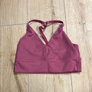 Alphalete Pink Racerback Sports Bra Intimates